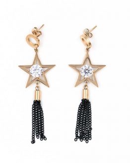 σκουλαρικια αστερι asterakia skoylarikia roz xriso