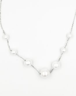 ΑΣΗΜΙ 925 ΚΟΛΙΕ asimenio kolie me perles