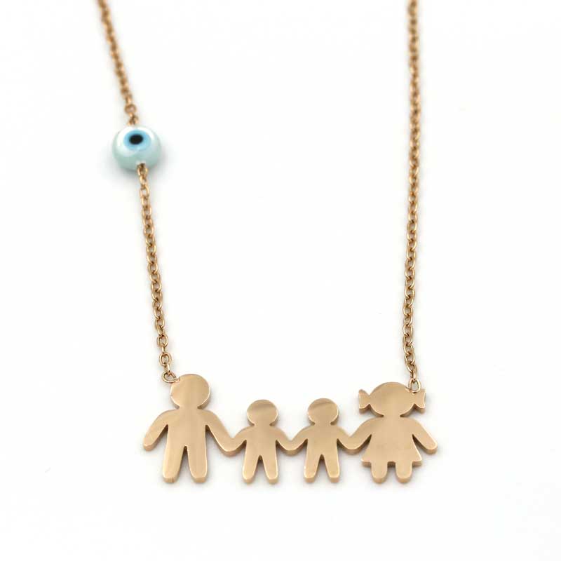 κολιέ οικογένεια δο αγόρια kolie oikogeneia me dyo agoria