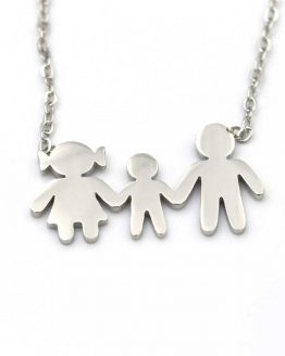 κολιέ μπαμπάς μαμά και αγόρι kolie mama mpampas kai agori