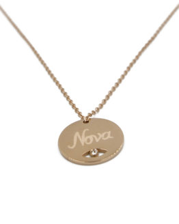 ΚΟΛΙΕ ΝΟΝΑ ΑΠΟ ΡΟΖ ΧΡΥΣΟ ΑΤΣΑΛΙ kolie nona apo roz xryso atsali