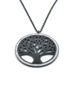 ΚΟΛΙΕ ΜΕ ΤΟ ΔΕΝΤΡΟ ΤΗΣ ΖΩΗΣ ΜΑΥΡΟ ΑΠΟ ΑΤΣΑΛΙ kolie me to dentro ths zvhs mayro apo atsali