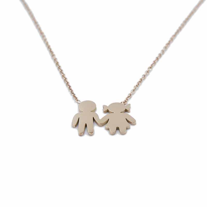 ΚΟΛΙΕ ΖΕΥΓΑΡΙ ΑΠΟ ΑΤΣΑΛΙ ΣΕ ΧΡΩΜΑ ΡΟΖ ΧΡΥΣΟ kolie zeygari apo atsali se xrwma roz xryso