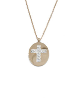 ΚΟΛΙΕ ΣΤΑΥΡΟΣ ΜΕ ΣΤΡΑΣ ΑΠΟ ΑΤΣΑΛΙ kolie stayros me stras apo atsali