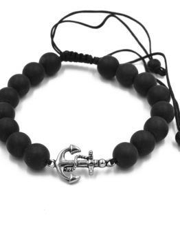 ΑΝΔΡΙΚΟ ΒΡΑΧΙΟΛΙ ΜΕ ΗΜΙΠΟΛΥΤΙΜΕΣ ΟΝΥΧΑ ΚΑΙ ΑΤΣΑΛΙΝΗ ΑΓΚΥΡΑ antriko vraxioli me hmipolytimes onixa kai atsalini agkyra