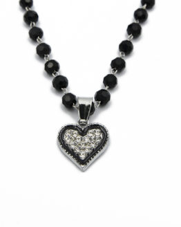 ΚΟΛΙΕ ΡΟΖΑΡΙΟ ΜΕ ΚΑΡΔΙΑ ΑΠΟ ΑΤΣΑΛΙ kolie rozario me kardia apo atsali