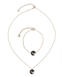 ΣΕΤ ΚΟΛΙΕ ΚΑΙ ΒΡΑΧΙΟΛΙ ΜΕ ΚΥΚΝΟ ΑΠΟ ΑΤΣΑΛΙ set kolie kai vraxioli me kykno apo atsali