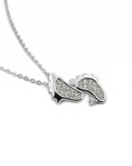 ΚΟΛΙΕ ΠΑΤΟΥΣΑΚΙΑ ΜΕ ΖΙΡΓΚΟΝ ΑΠΟ ΑΣΗΜΙ 925 kolie patoysakia me zirgkon apo ashmi 925