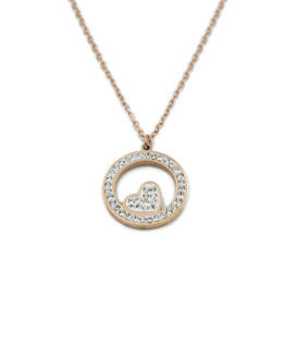 ΚΟΛΙΕ ΚΑΡΔΙΑ ΣΤΟΛΙΣΜΕΝΗ ΜΕ ΖΙΡΚΟΝ ΑΠΟ ΑΤΣΑΛΙ kolie kardia stolismeni me zirgkon apo atsali