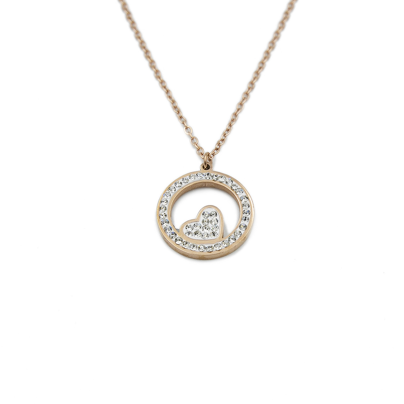 ΚΟΛΙΕ ΚΑΡΔΙΑ ΣΤΟΛΙΣΜΕΝΗ ΜΕ ΖΙΡΚΟΝ ΑΠΟ ΑΤΣΑΛΙ kolie kardia stolismeni me zirgkon apo atsali