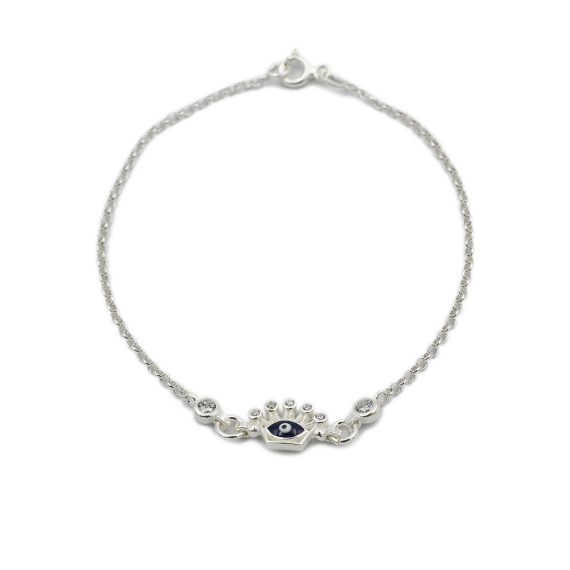 ΠΑΙΔΙΚΟ ΒΡΑΧΙΟΛΙ ΚΟΡΟΝΑ ΑΠΟ ΑΣΗΜΙ ΜΕ ΖΙΡΓΚΟΝ ΠΕΤΡΟΥΛΕΣ paidiko vraxioli apo ashmi me zirgon petroyles