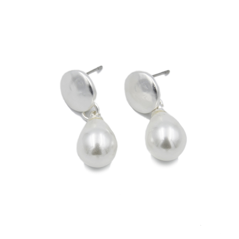 ΣΚΟΥΛΑΡΙΚΙΑ ΜΕ ΠΕΡΛΑ ΣΕ ΧΡΩΜΑ ΑΣΗΜΙ skoylarikia me perla se xroma ashmi