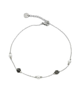 ΑΛΥΣΙΔΑ ΠΟΔΙΟΥ ΜΕ ΛΕΥΚΕΣ ΚΑΙ ΜΑΥΡΕΣ ΠΕΡΛΙΤΣΕΣ ΑΠΟ ΑΤΣΑΛΙ alysida podioy me leykes kai mayres perlitses apo atsali