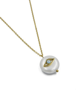 ΚΟΛΙΕ ΜΑΤΑΚΙ ΜΕ ΛΕΥΚΗ ΠΕΤΡΑ ΑΠΟ ΑΤΣΑΛΙ kolie mataki me leyki petra apo atsali