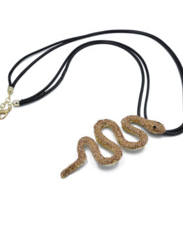 ΚΡΕΜΑΣΤΟ SNAKE ΣΕ ΧΡΩΜΑ ΧΡΥΣΟ kremasto snake se xroma xriso