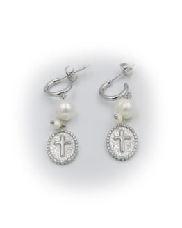 ΓΥΝΑΙΚΕΙΑ ΣΚΟΥΛΑΡΙΚΙΑ ΜΕ ΣΤΑΥΡΟ ΚΑΙ ΠΕΡΛΑ ΑΠΟ ΑΤΣΑΛΙ gynaikeia skoylarikia me stayro kai perla apo atsali