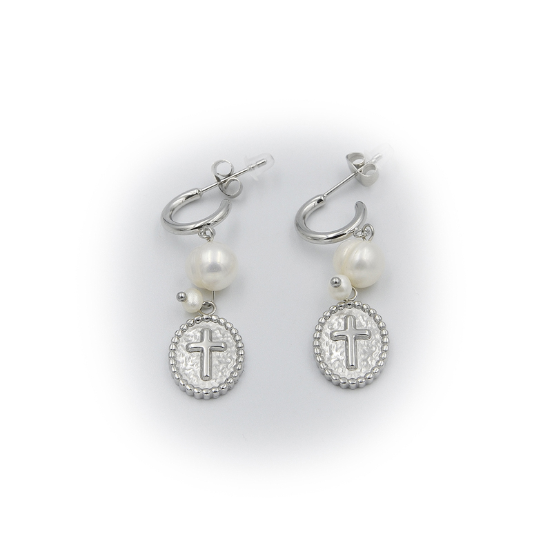 ΓΥΝΑΙΚΕΙΑ ΣΚΟΥΛΑΡΙΚΙΑ ΜΕ ΣΤΑΥΡΟ ΚΑΙ ΠΕΡΛΑ ΑΠΟ ΑΤΣΑΛΙ gynaikeia skoylarikia me stayro kai perla apo atsali