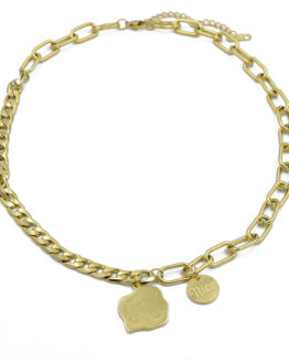 ΚΟΛΙΕ ΑΠΟ ΑΤΣΑΛΙ ΣΕ ΧΡΩΜΑ ΧΡΥΣΟ kolie apo atsali se xroma xriso