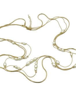 ΚΟΛΙΕ ΜΑΚΡΥ ΤΡΙΣΕΙΡΟ ΜΕ ΠΕΡΛΕΣ kolie makry triseiro me perles