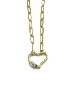 ΚΟΛΙΕ ΚΑΡΔΙΑ ΣΕ ΧΡΩΜΑ ΧΡΥΣΟ ΑΠΟ ΑΤΣΑΛΙ kolie kardia se xroma xriso apo atsali