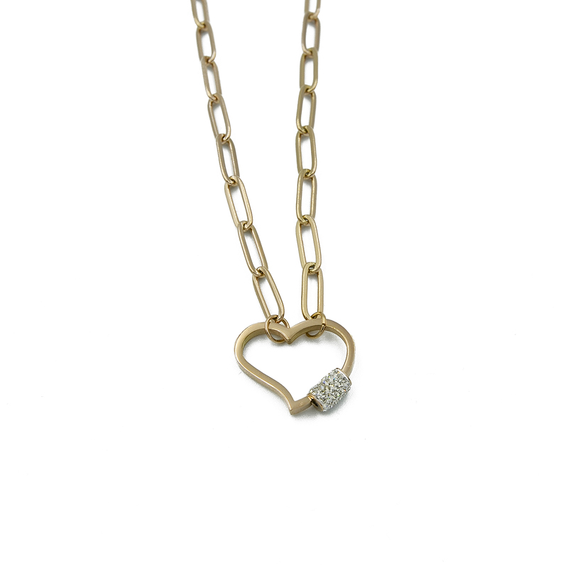 ΚΟΛΙΕ ΚΑΡΔΙΑ ΣΕ ΧΡΩΜΑ ΡΟΖ ΧΡΥΣΟ ΑΠΟ ΑΤΣΑΛΙ kolie kardia se xroma roz xriso apo atsali