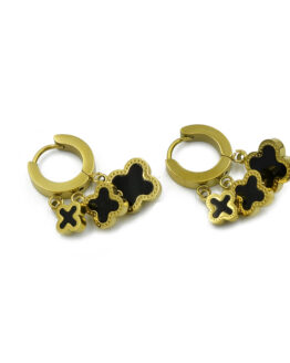 ΣΚΟΥΛΑΡΙΚΙΑ ΚΡΙΚΟΙ ΜΕ ΣΤΑΥΡΟ VAN CLEEF ΑΠΟ ΑΤΣΑΛΙ skoylarikia krikoi me stayro van cleef apo atsali