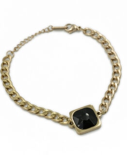 ΓΥΝΑΙΚΕΙΟ ΒΡΑΧΙΟΛΙ ΜΕ ΜΑΥΡΗ ΠΕΤΡΑ ΑΠΟ ΑΤΣΑΛΙ gynaikeio vraxioli me mayri petra apo atsali