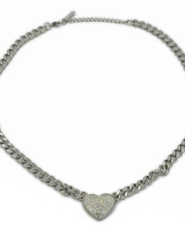 ΓΥΝΑΙΚΕΙΟ ΚΟΛΙΕ ΚΑΡΔΙΑ ΣΤΟΛΙΣΜΕΝΗ ΜΕ ΣΤΡΑΣ gynaikeio kolie kardia stolismenh me stras