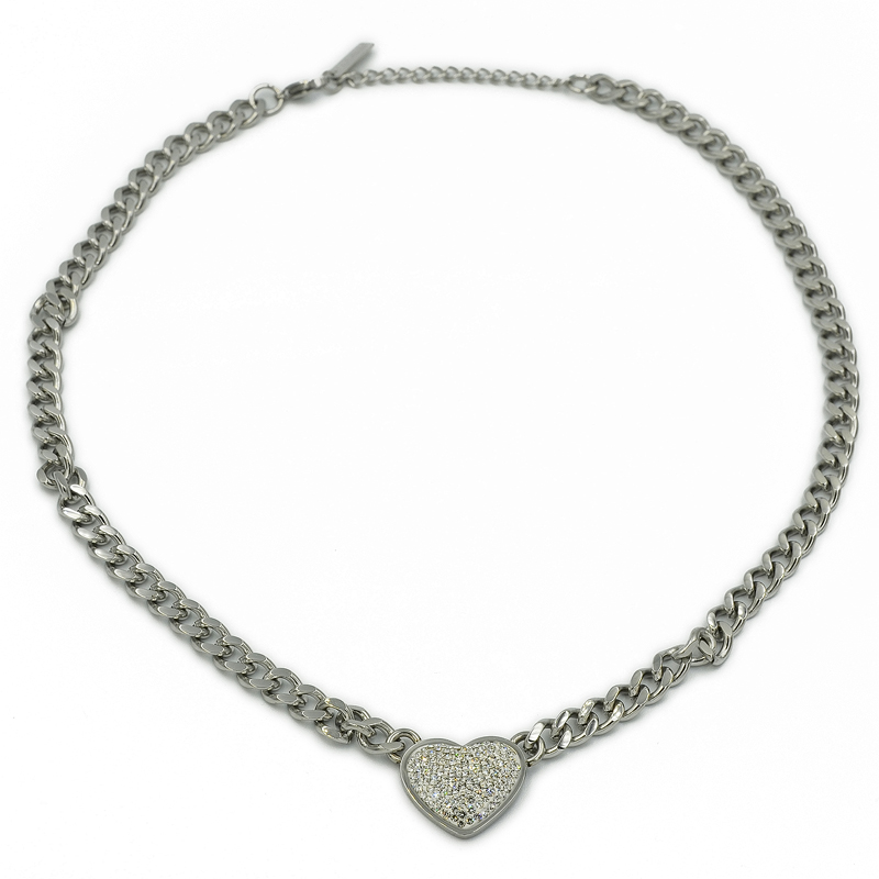 ΓΥΝΑΙΚΕΙΟ ΚΟΛΙΕ ΚΑΡΔΙΑ ΣΤΟΛΙΣΜΕΝΗ ΜΕ ΣΤΡΑΣ gynaikeio kolie kardia stolismenh me stras