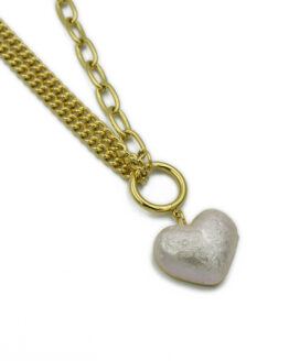 ΓΥΝΑΙΚΕΙΟ ΚΟΛΙΕ ΜΕ ΡΟΖ ΚΑΡΔΙΑ ΑΠΟ ΑΤΣΑΛΙ gynaikeio kolie me roz kardia apo atsali