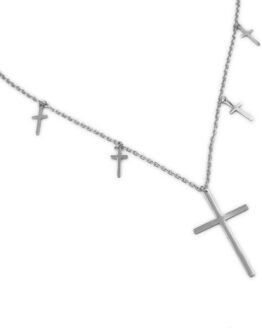 ΓΥΝΑΙΚΕΙΟ ΚΟΛΙΕ ΜΕ ΣΤΑΥΡΟΥΣ ΑΠΟ ΑΤΣΑΛΙ gynaikeio kolie me stayroys apo atsali