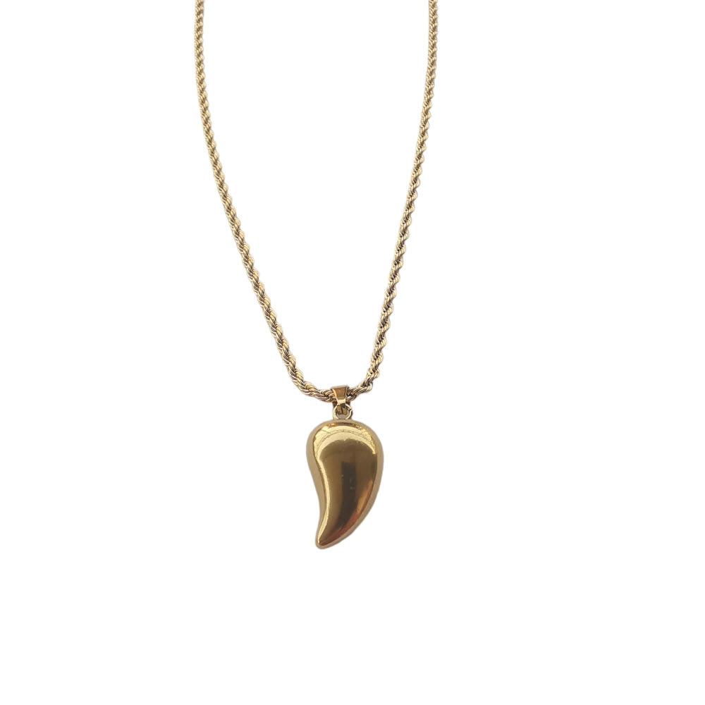 kolie drop gold 2cm apo atsali